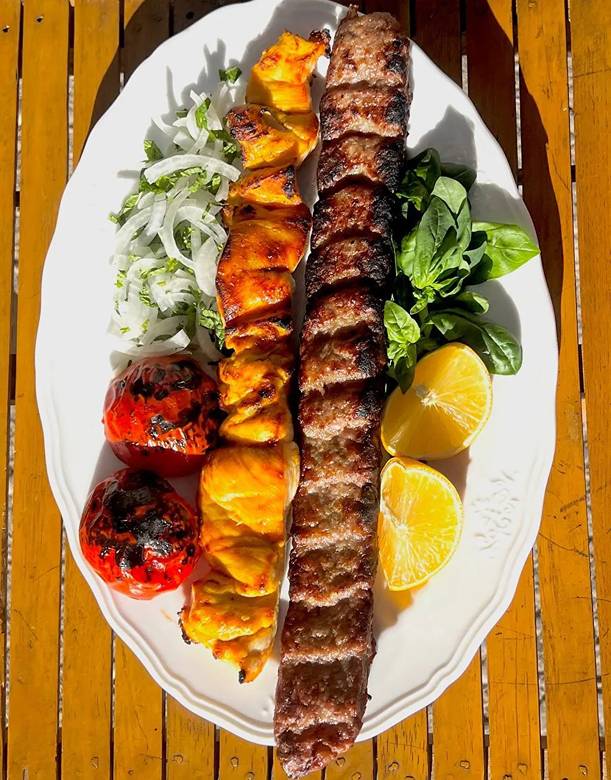 خوراک کباب وزیری